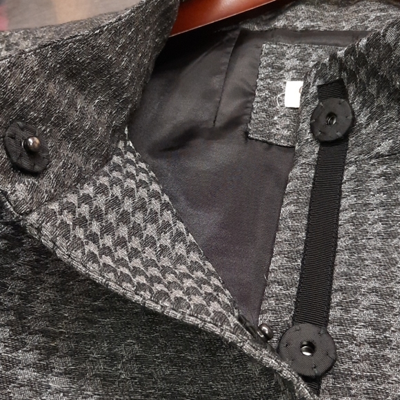 Coldwater creek silver shimmer recycled wool jacke - Picture 10 of 13